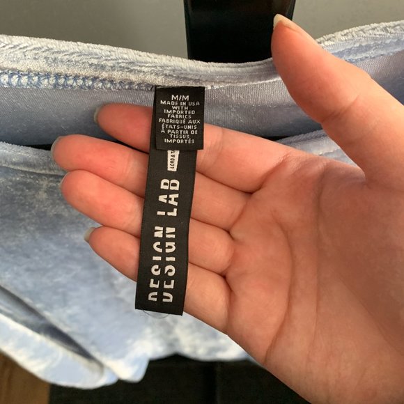 Design Lab Velvet Long Sleeve cold shoulder - Picture 3 of 4